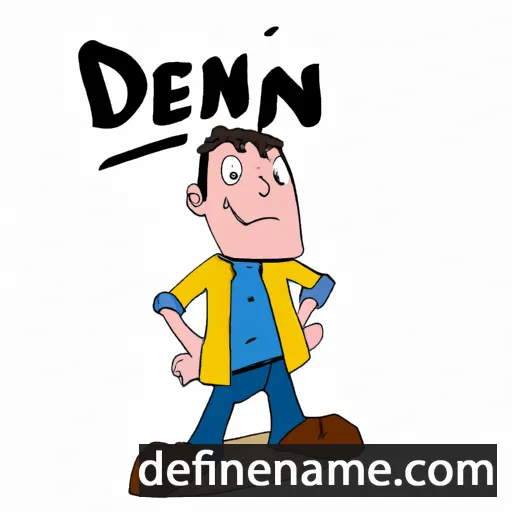 cartoon of the name Dénin