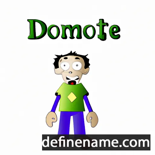 cartoon of the name Demofonte