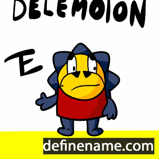 cartoon of the name Demoleon