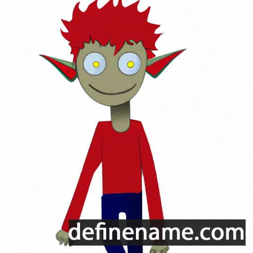 cartoon of the name Demond