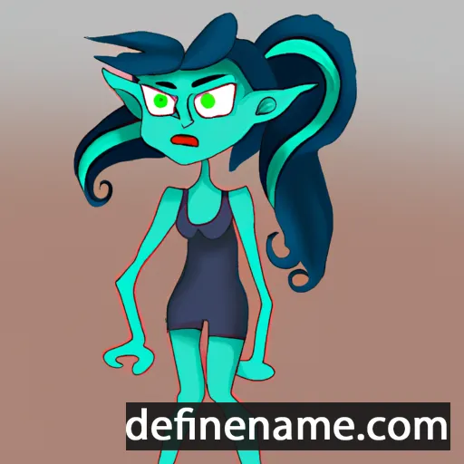 Demonica cartoon