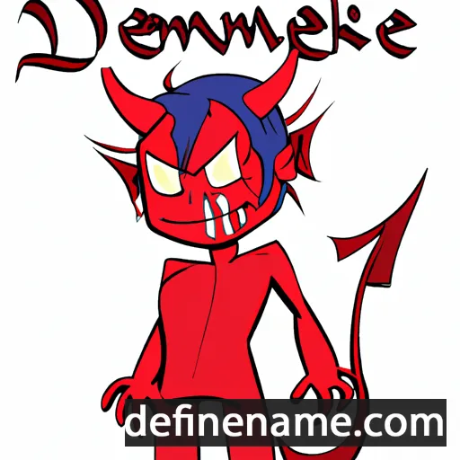 Demonike cartoon