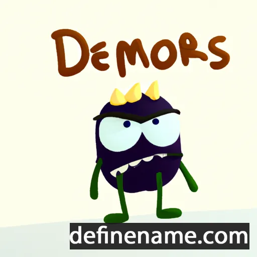 cartoon of the name Demorris