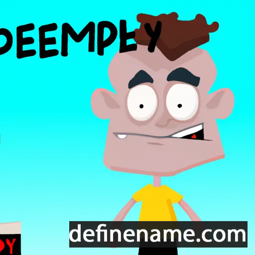 cartoon of the name Dempsey