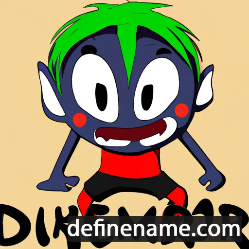 cartoon of the name Demuriko