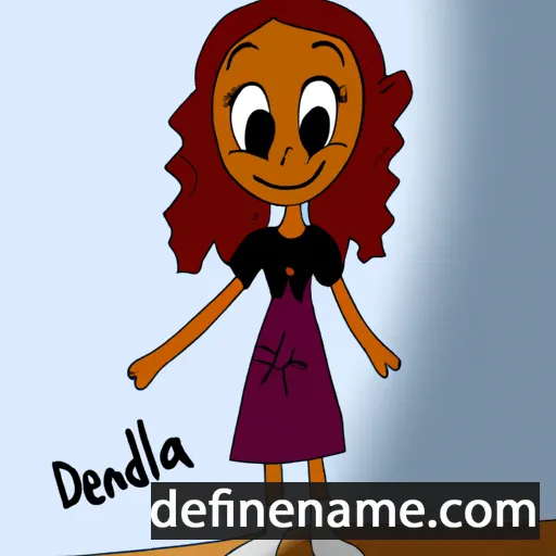 cartoon of the name Denalda