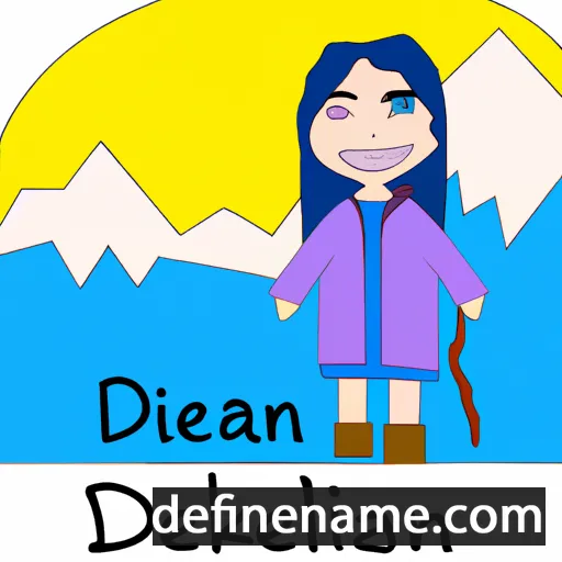 cartoon of the name Denali