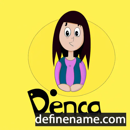 cartoon of the name Denča