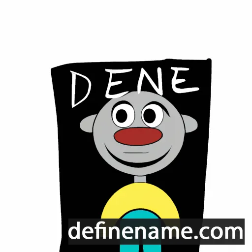 cartoon of the name Denêl