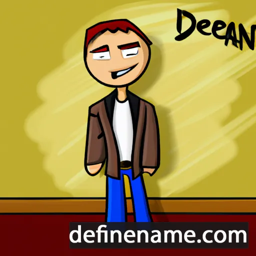 cartoon of the name Denean