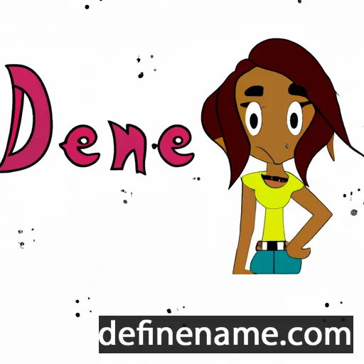 cartoon of the name Denee