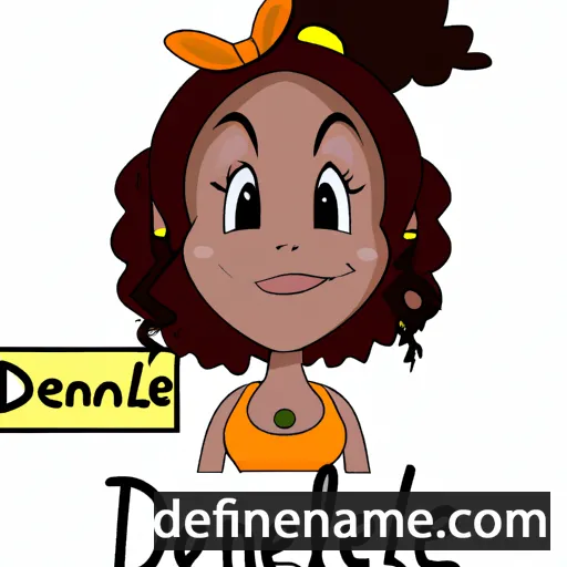 cartoon of the name Denelle