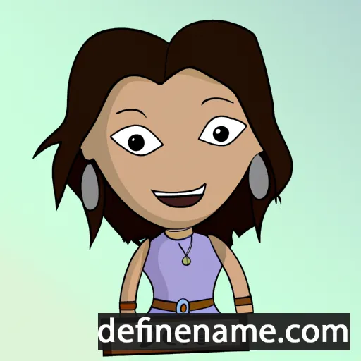 cartoon of the name Deneva