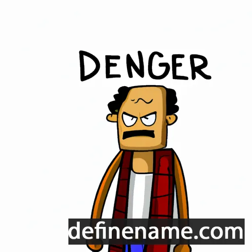 cartoon of the name Dengdar