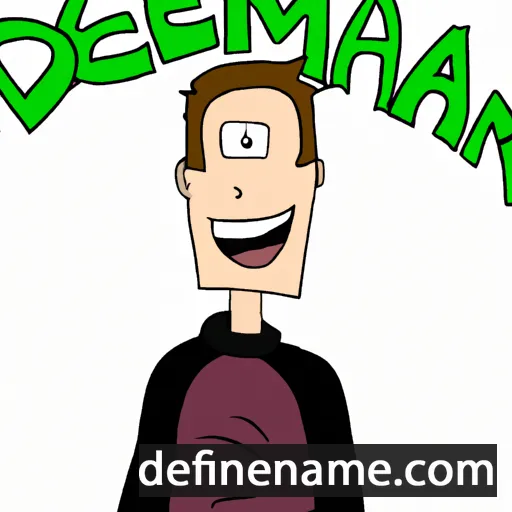 cartoon of the name Denham