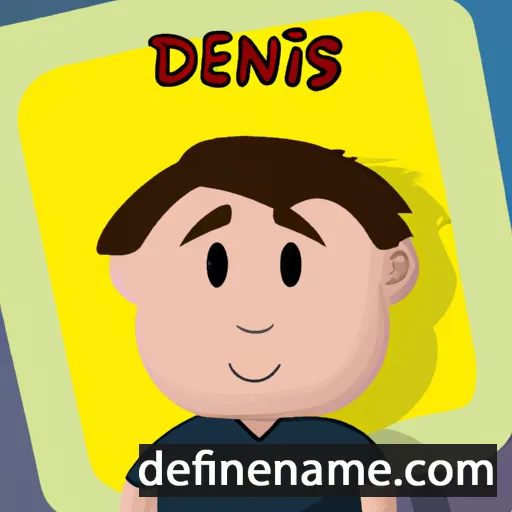 cartoon of the name Denís