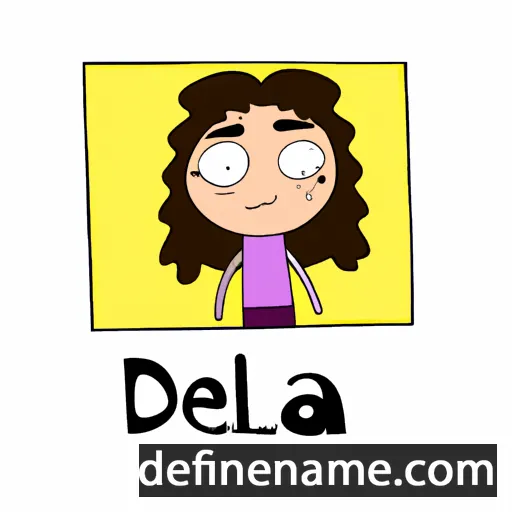 cartoon of the name Denia