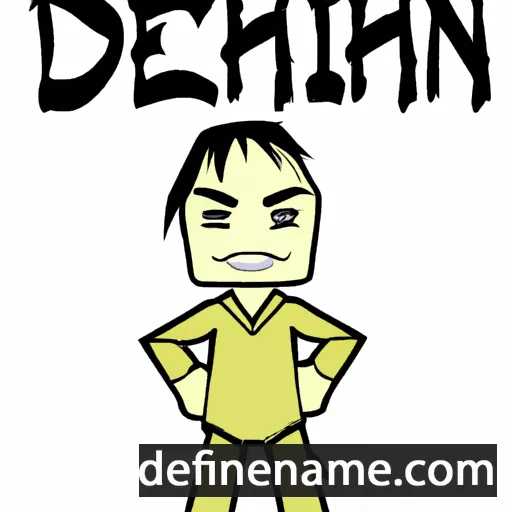 Denichi cartoon