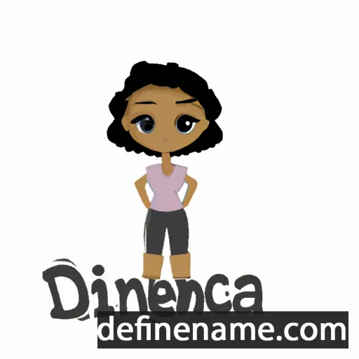 cartoon of the name Denicia