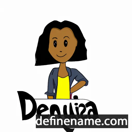 cartoon of the name Deniqua