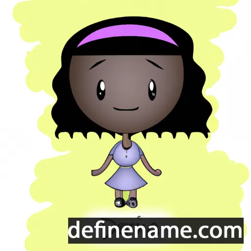 cartoon of the name Denira