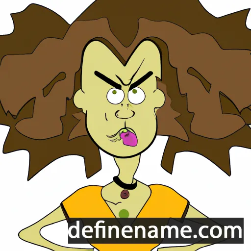 Denislava cartoon