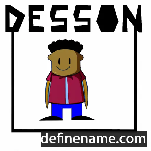 cartoon of the name Denison