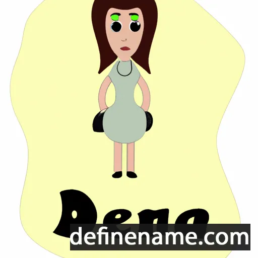 cartoon of the name Denna