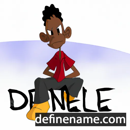 cartoon of the name Dennell