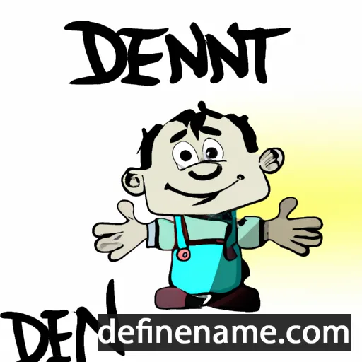 cartoon of the name Denni