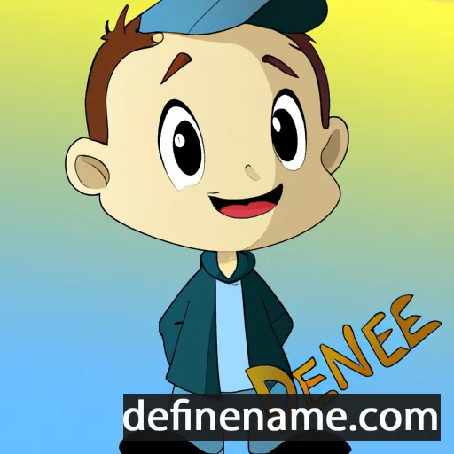 cartoon of the name Dennie