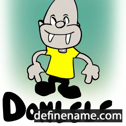 cartoon of the name Denoel