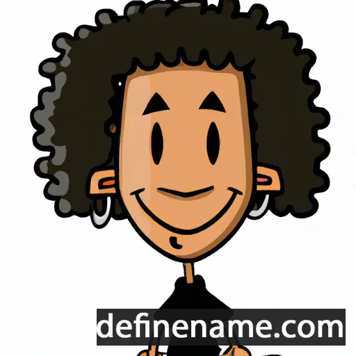 cartoon of the name Denvon