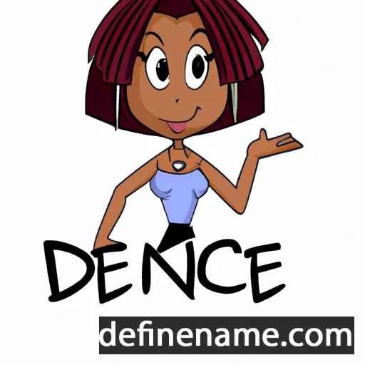 cartoon of the name Denyce