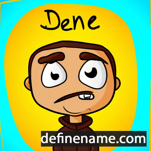 cartoon of the name Denyel