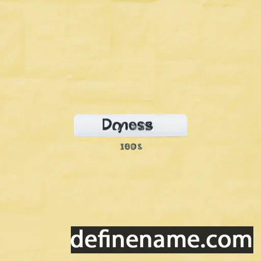 cartoon of the name Denyse