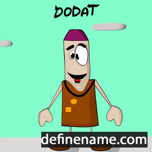 cartoon of the name Deodaat