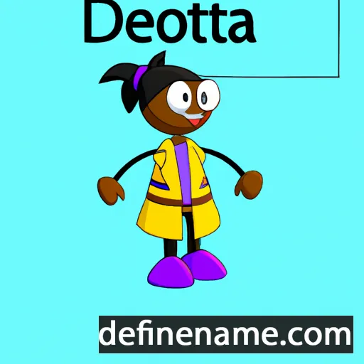 cartoon of the name Deodata