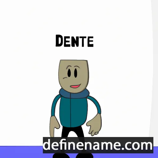 cartoon of the name Deointe