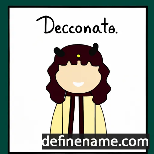 cartoon of the name Deonata