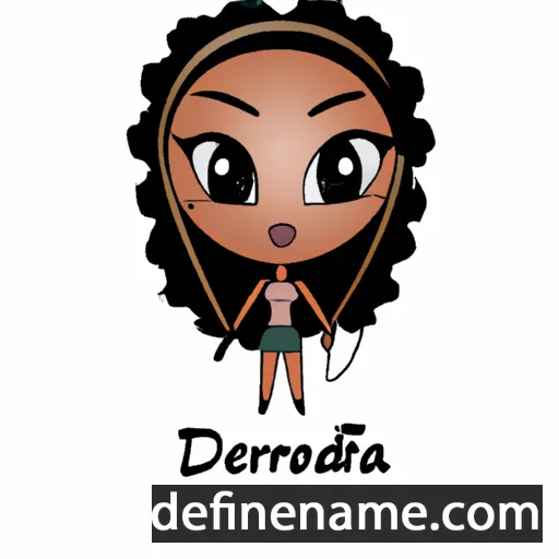 Deondrea cartoon