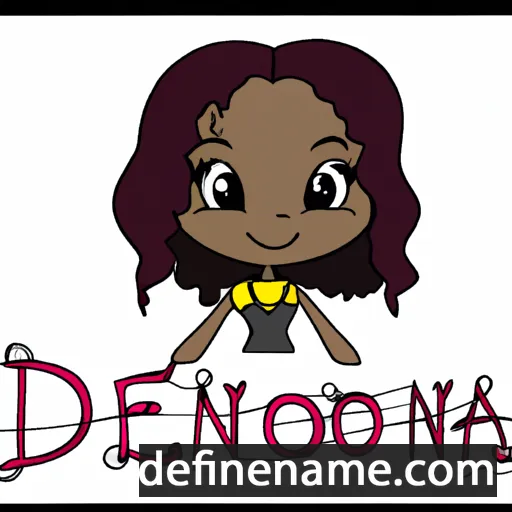 cartoon of the name Deonna