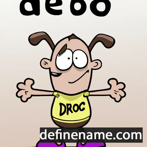 cartoon of the name Deorc