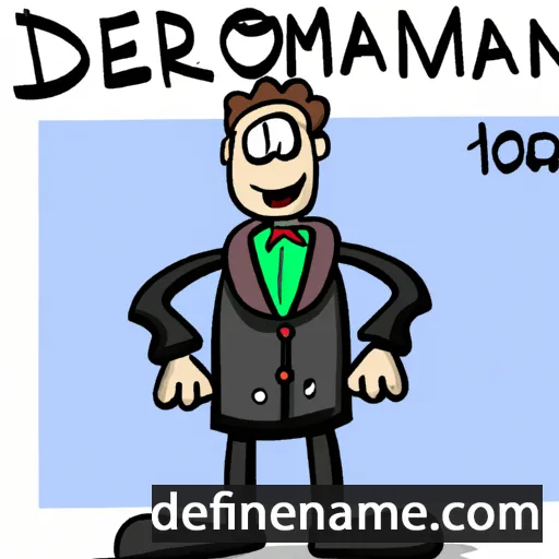 cartoon of the name Deormann