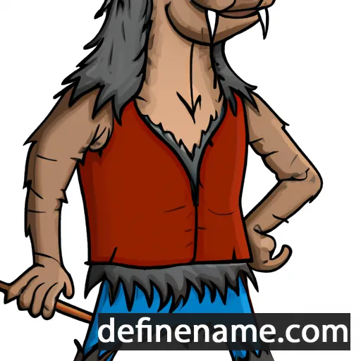 Deorwulf cartoon