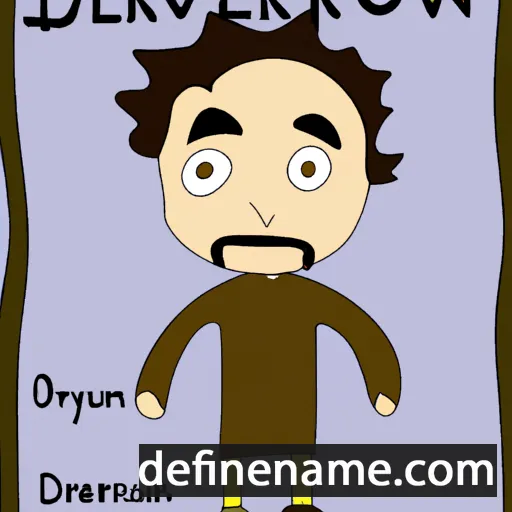 cartoon of the name Deorwynn