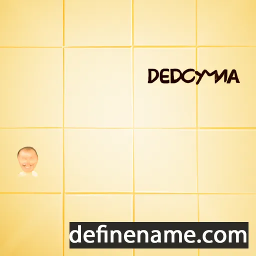 cartoon of the name Deotyma