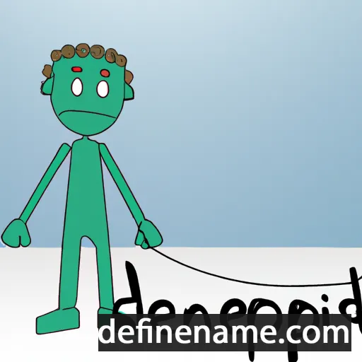 cartoon of the name Depend