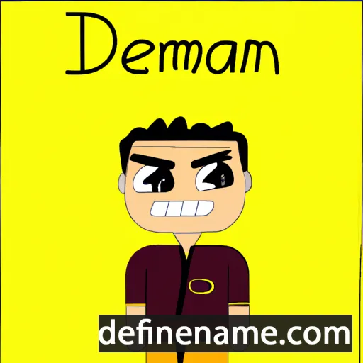 cartoon of the name Deraman