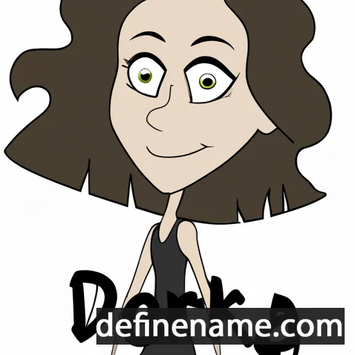 cartoon of the name Dereka